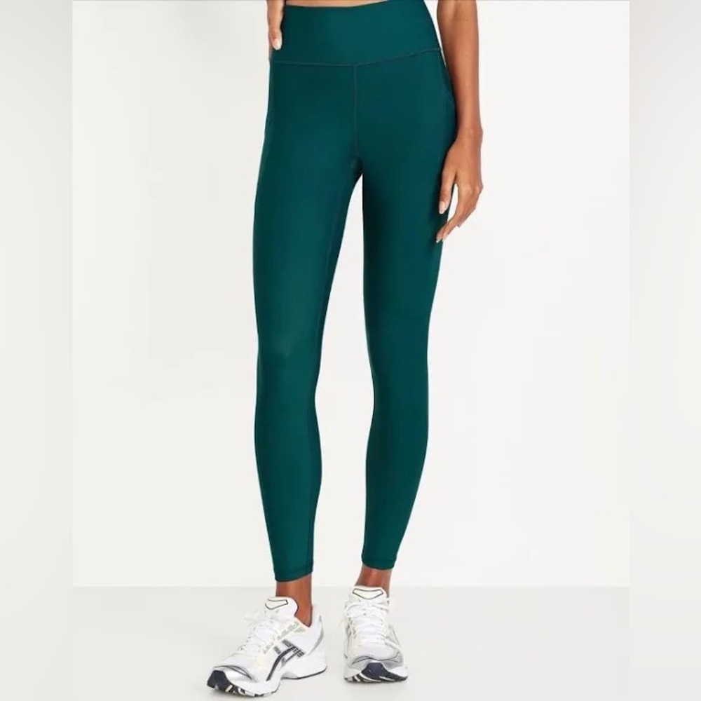 Deep Teal PowerSoft High Waisted 7/8 Leggings
